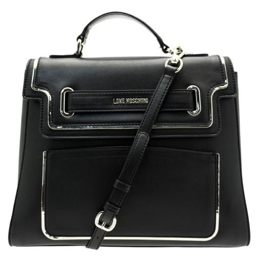 Womens Black Belt Top Handle Bag 68754 by Love Moschino from Hurleys