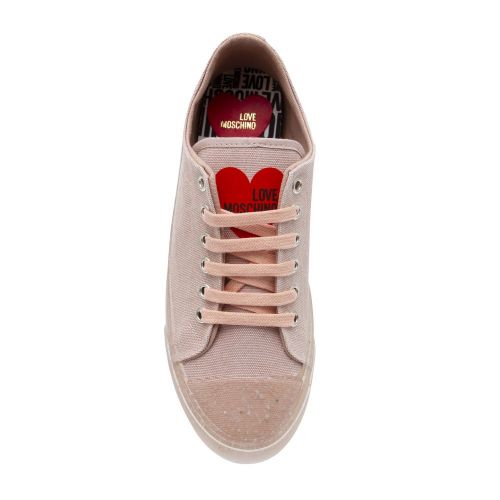 Womens Pale Pink Recycled Trainers 82293 by Love Moschino from Hurleys