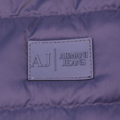 Mens Blue Branded Down Gilet 61208 by Armani Jeans from Hurleys