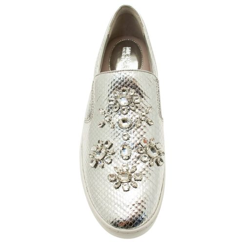 Womens Silver Keaton Slip On Trainer 9257 by Michael Kors from Hurleys