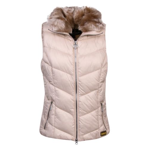 Womens Oyster Nurburg Quilted Gilet 46679 by Barbour International from Hurleys