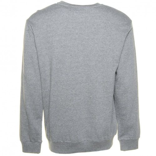Mens Grey Melange Comfort Fit Crew Sweat Top 66399 by Armani Jeans from Hurleys