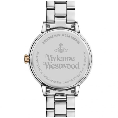 Womens Stainless Steel & Rose Gold Portobello Bracelet Watch 19067 by Vivienne Westwood from Hurleys