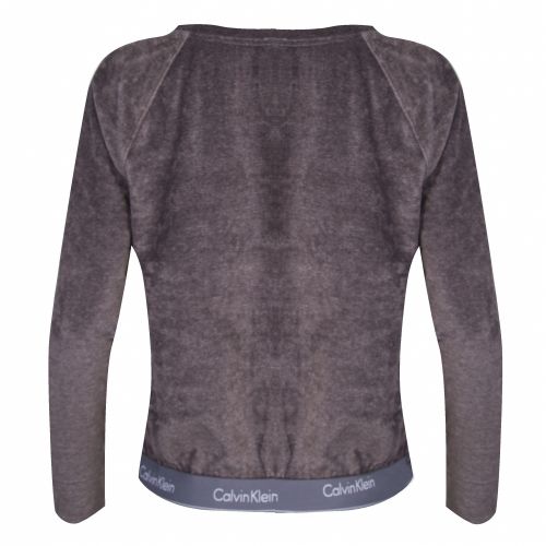 Womens Washed Black Soft Touch Sweat Top 28984 by Calvin Klein from Hurleys