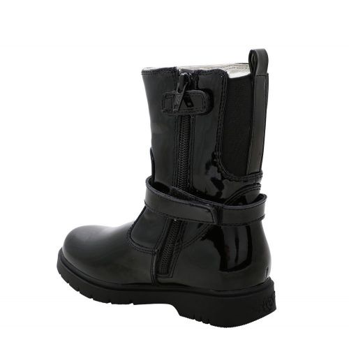 Girls Black Patent Kalla Unicorn Mid Boots (28-37) 98480 by Lelli Kelly from Hurleys