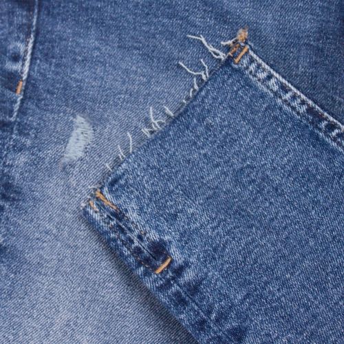 Womens Hermitage Blue CKJ 001 Super Skinny Split Hem Jeans 39014 by Calvin Klein from Hurleys