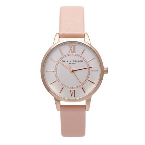 Womens Pink Rose Gold & Silver Wonderland Watch 72898 by Olivia Burton from Hurleys