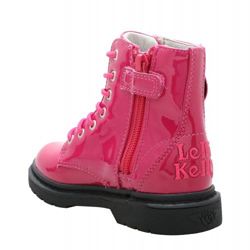 Girls Fuschia Patent Diamond Fairy Wings Boots (26-35) 98466 by Lelli Kelly from Hurleys