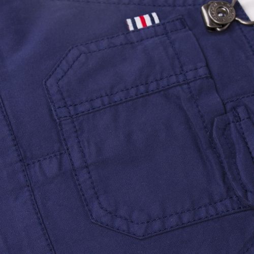 Infant Steel Blue Stripe Detail Dungarees 40072 by Mayoral from Hurleys