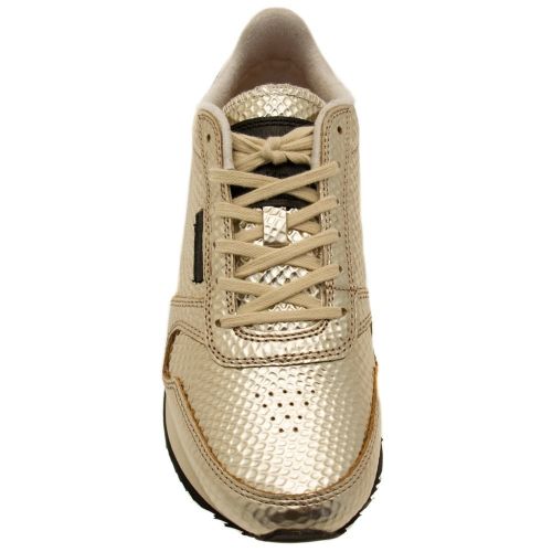 Womens Gold Ydun Metallic Trainers 61876 by Woden from Hurleys