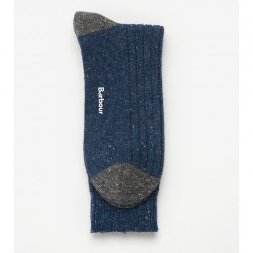 Mens Midnight Houghton Socks 97074 by Barbour from Hurleys