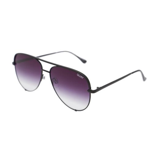Womens Black/Fade High Key Sunglasses 29008 by Quay Australia from Hurleys