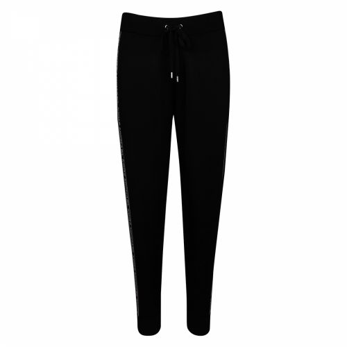 Womens Black Taped Logo Sweat Pants 39973 by Michael Kors from Hurleys