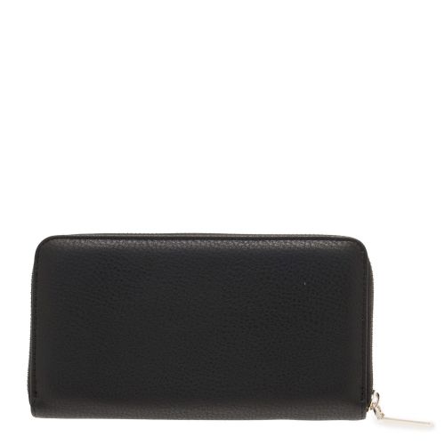 Womens Black Logo Zip Around Purse 32550 by Versace Jeans from Hurleys
