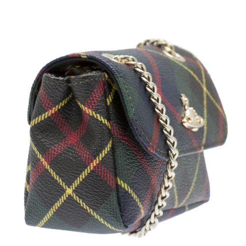 Womens Hunting Tartan Derby Mini Purse Crossbody With Chain 36262 by Vivienne Westwood from Hurleys