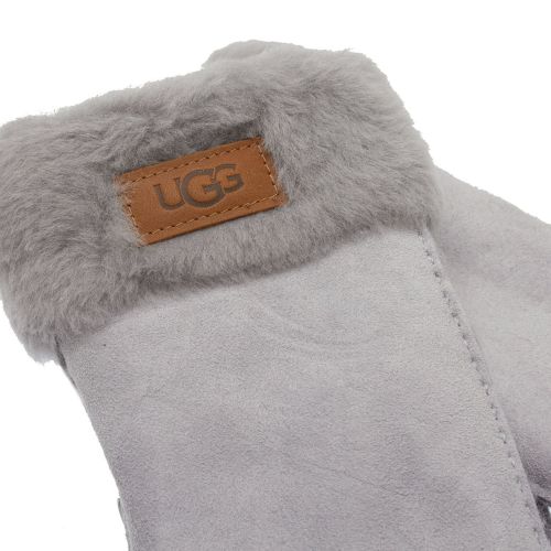 Womens Light Grey Sheepskin Turn Cuff Gloves 80403 by UGG from Hurleys