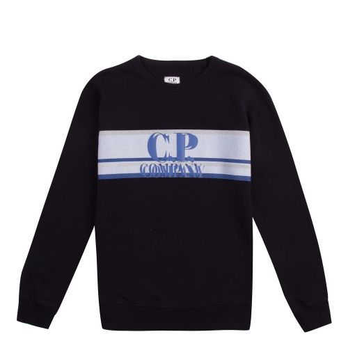 Boys Total Eclipse Logo Stripe Sweat Top 53545 by C.P. Company Undersixteen from Hurleys