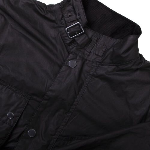 Mens Black Lincoln Waxed Jacket 97436 by Barbour International from Hurleys