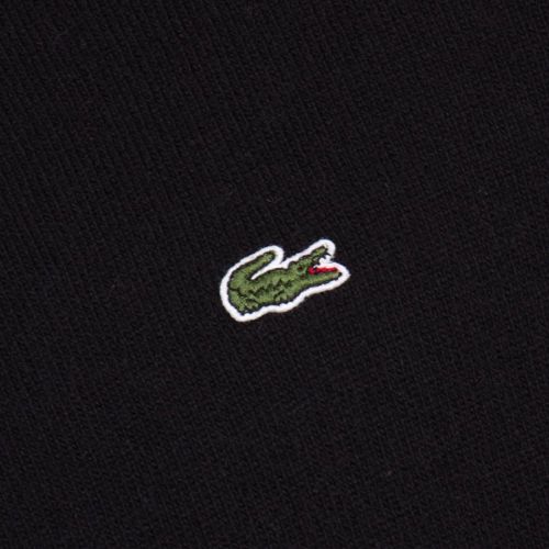 Mens Black & Grey Half Zip Knitted Jumper 14673 by Lacoste from Hurleys