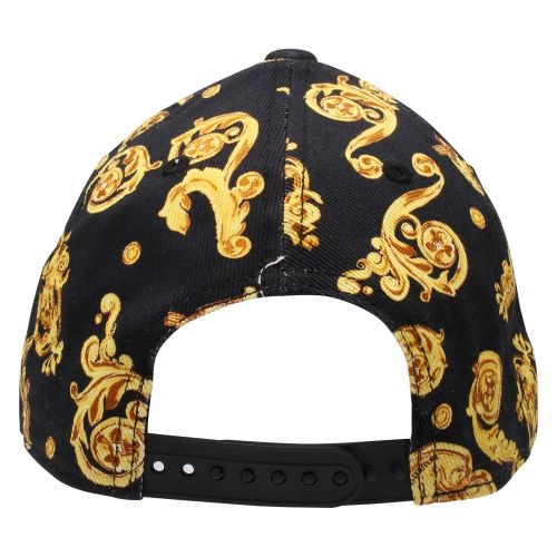 Mens Black Jewel Logo Print Cap 55278 by Versace Jeans Couture from Hurleys