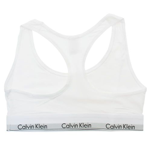 Womens White Classic Bralette 8653 by Calvin Klein from Hurleys