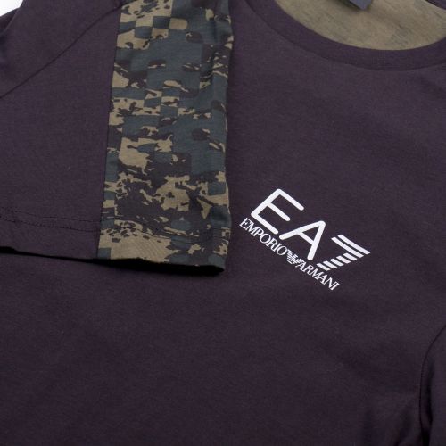 Mens Black Camo Train Graphic Series S/s T Shirt 30620 by EA7 from Hurleys