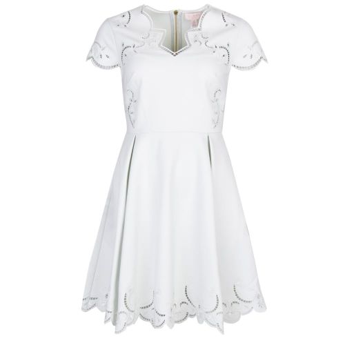 Womens Mint Saloane Embroidered Skater Dress 27924 by Ted Baker from Hurleys