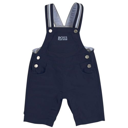 Baby Navy Dungarees 19626 by BOSS from Hurleys