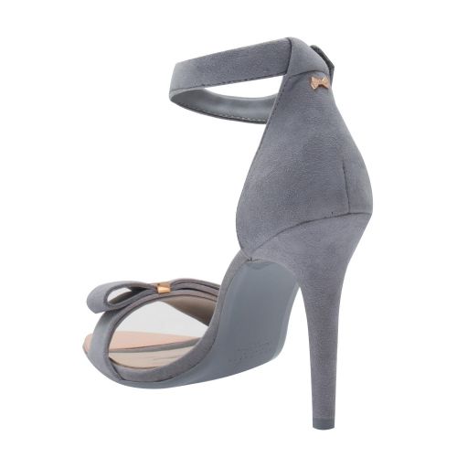 Womens Light Grey Hanma Bow Heel Sandals 42366 by Ted Baker from Hurleys