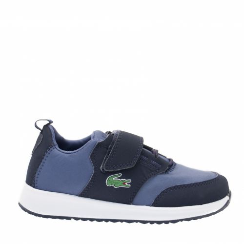Child Navy & Blue L.ight 318 Trainers (10-1) 33798 by Lacoste from Hurleys