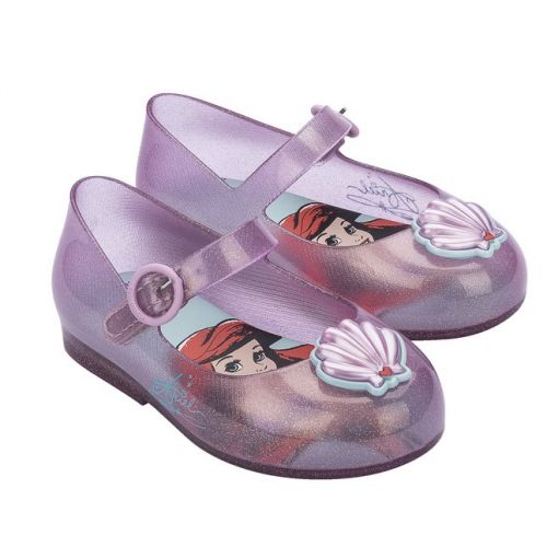 Girls Pink Ariel Mini Disney Sweet Love Shoes (4-9) 101102 by Mini Melissa from Hurleys