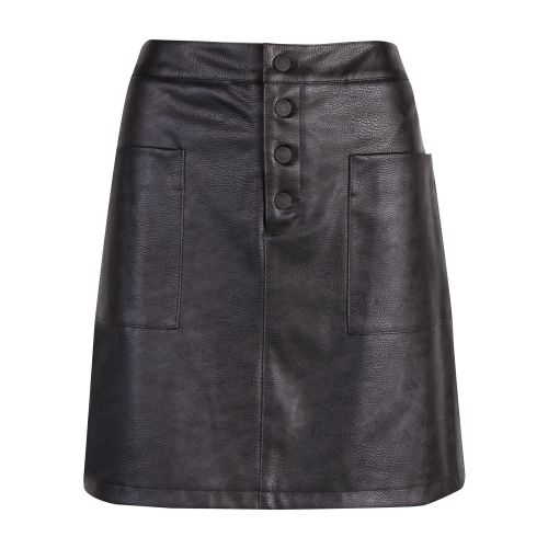 Casual Womens Black Bisara PU Skirt 51533 by BOSS from Hurleys