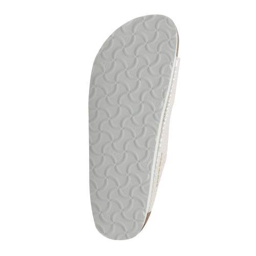 Womens Shiny Snake Cream Arizona Slide Sandals 41663 by Birkenstock from Hurleys