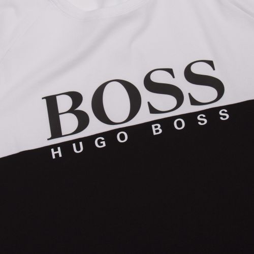 Mens Black/White Colourblock S/s T Shirt 51754 by BOSS from Hurleys