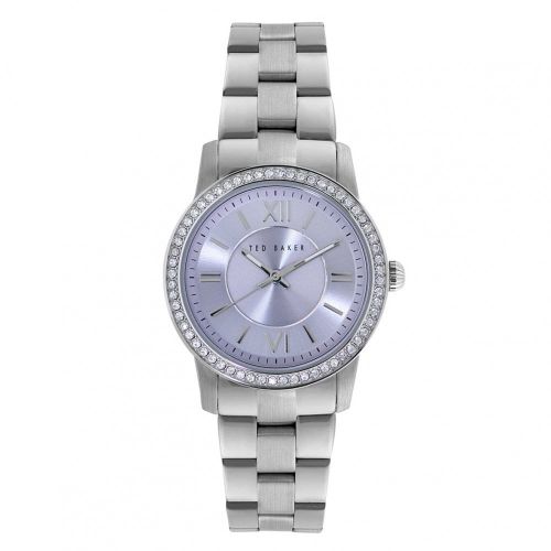 Womens Lilac Dial Silver Bracelet Strap Watch 67340 by Ted Baker from Hurleys