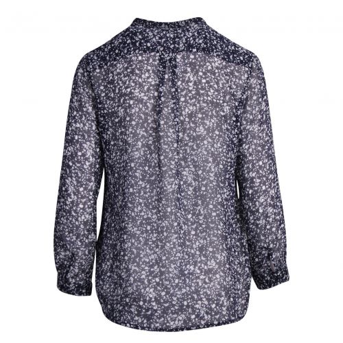 Womens Indigo Multi Areita Printed Crinkle Blouse 77709 by French Connection from Hurleys