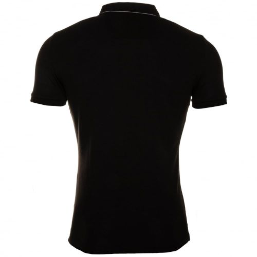 Mens Black Slim Fit S/s Polo Shirt 61253 by Armani Jeans from Hurleys
