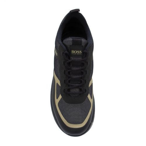 Athleisure Mens Navy/Gold Titanium_Runn Trainers 75880 by BOSS from Hurleys