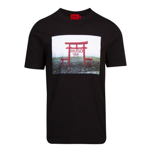 Mens Black Dichiban S/s T Shirt 86258 by HUGO from Hurleys