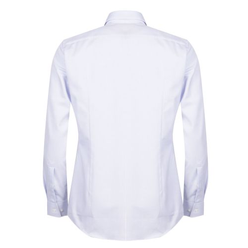 Mens Light Blue Kason Textured Slim Fit L/s Shirt 34230 by HUGO from Hurleys