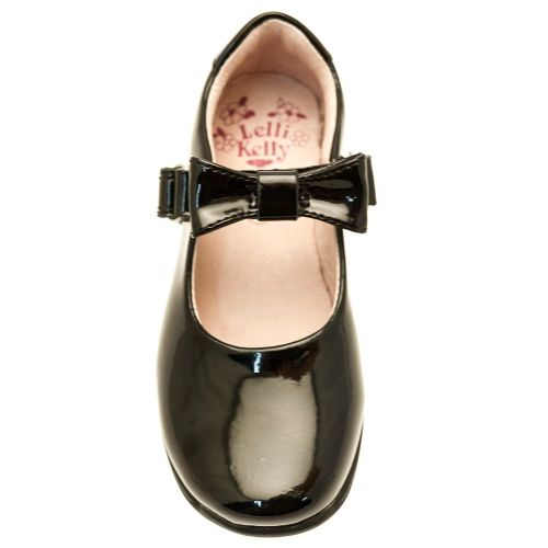 Girls Black Patent Angel F-Fit Shoes (24-36) 10952 by Lelli Kelly from Hurleys
