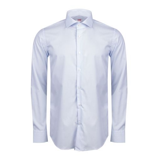 Mens Light Blue Vordon Stripe Regular Fit L/s Shirt 28625 by HUGO from Hurleys