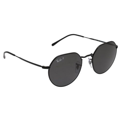 Unisex Black RB3565 Jack Polarized Sunglasses