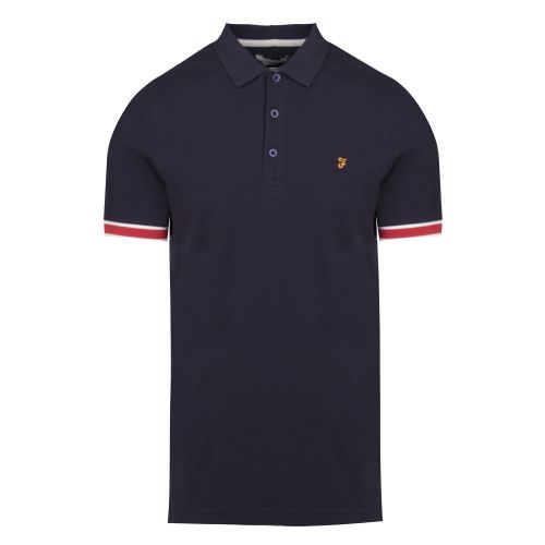 Mens Red Coat Wade Pique S/s Polo Shirt 36945 by Farah from Hurleys