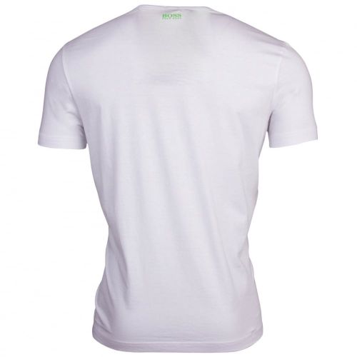 Green Mens White Teeos S/s T Shirt 25237 by BOSS from Hurleys