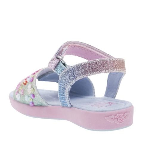 Girls Blue Rainbow Tillie Sandals (26-35EUR) 25671 by Lelli Kelly from Hurleys