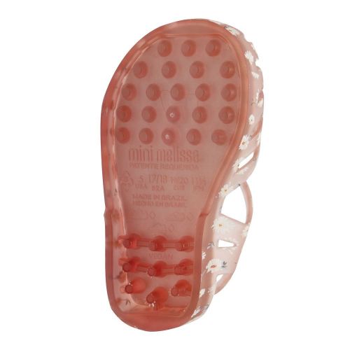Girls Pink Daisy Mini Possession Sandals (4-9) 89667 by Mini Melissa from Hurleys