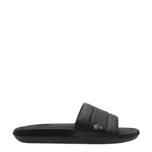 Mens Black Croco 120 Slides 108557 by Lacoste from Hurleys