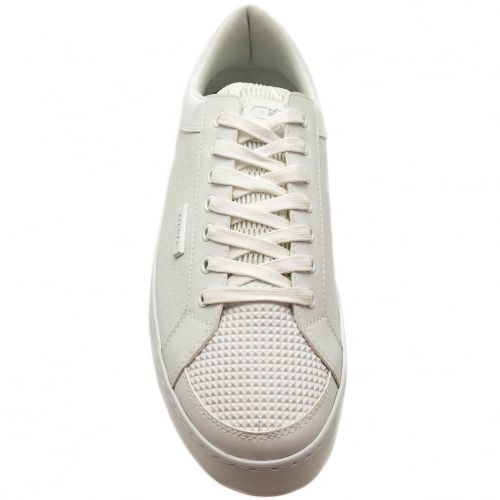 Mens White Jordi Leather Trainers 62163 by Cruyff from Hurleys