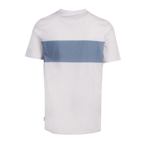 Mens White/Blue Squishh Stripe S/s T Shirt 73770 by Ted Baker from Hurleys